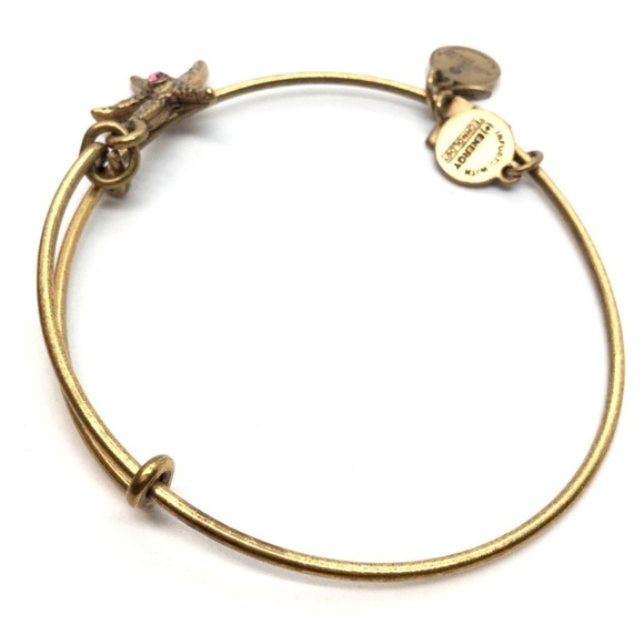 3/$30 ALEX AND ANI STARFISH PINK CRYSTAL BRACELET BANGLE NAUTICAL BEACH VACATION - Picture 7 of 9
